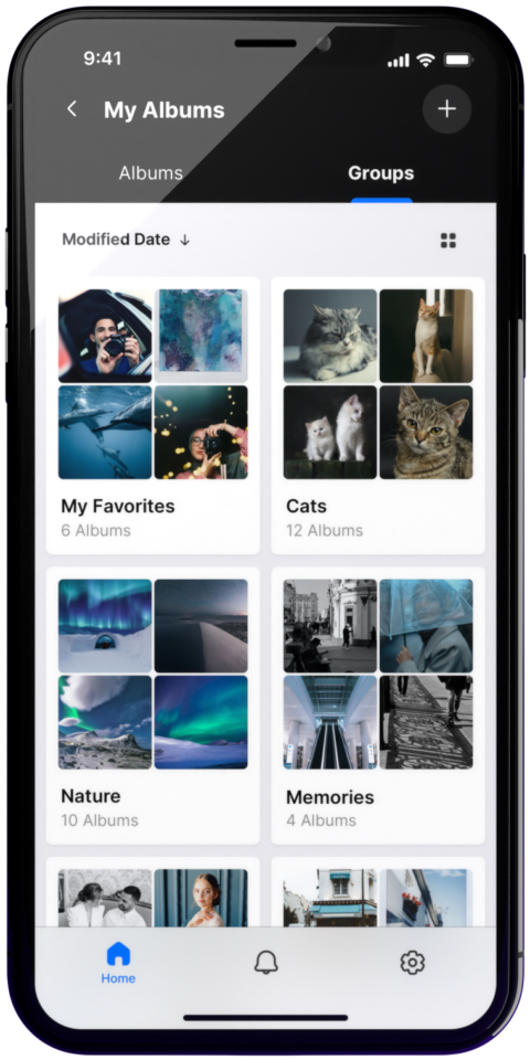 Organize Images in Groups and Albums
